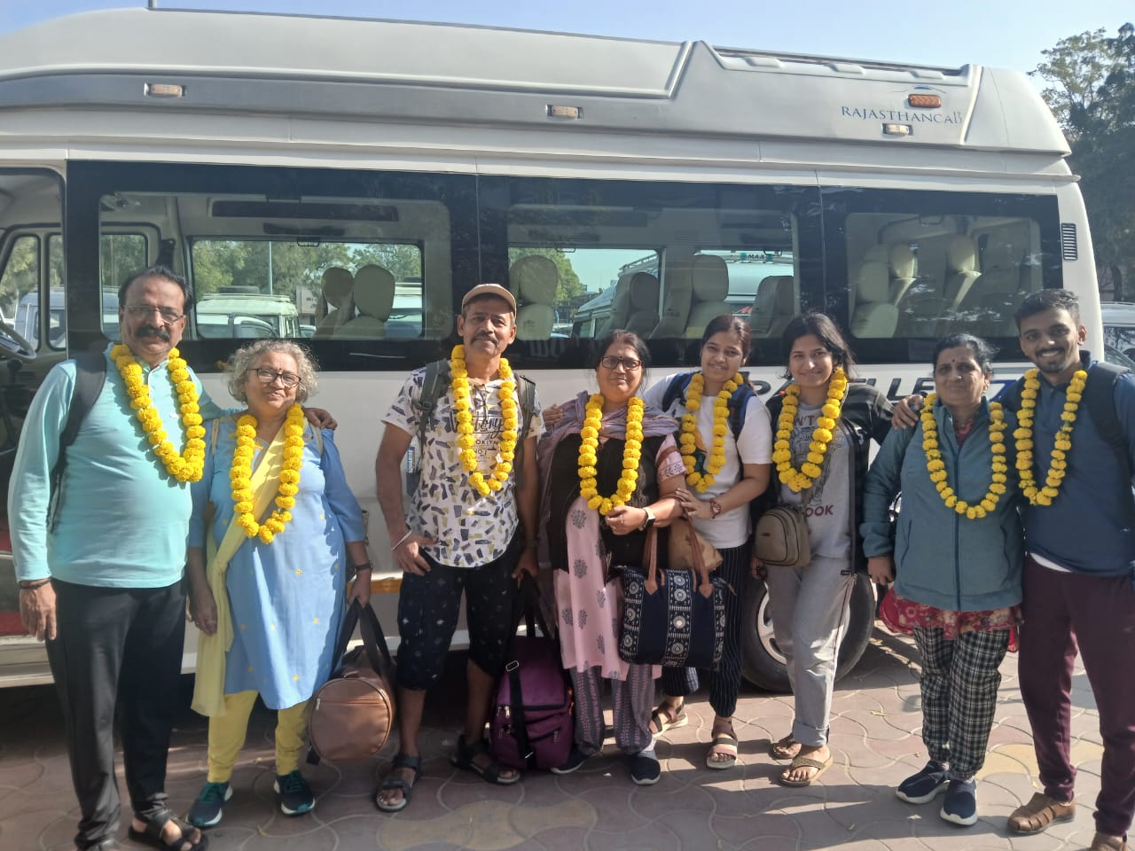 Tempo Traveller Guests