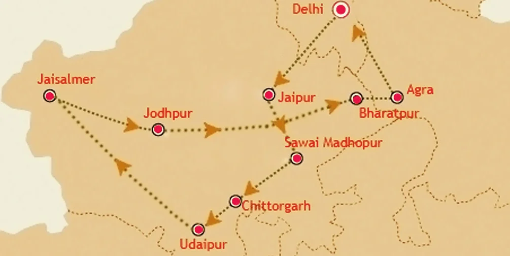 Tour Route Map